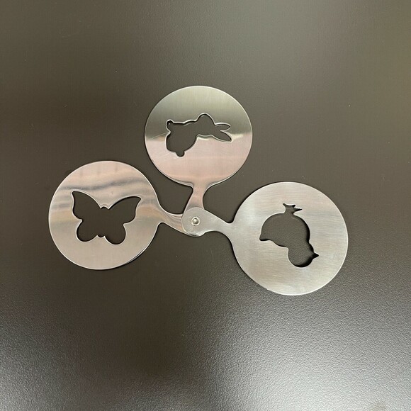 Crate & Barrel Easter Stencils 3 Rabbit Chick Butterfly 173-731 - Picture 2 of 4